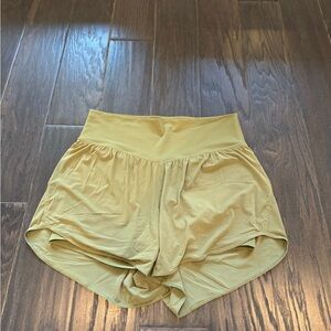 Women's Lululemon Bronze Green Shorts